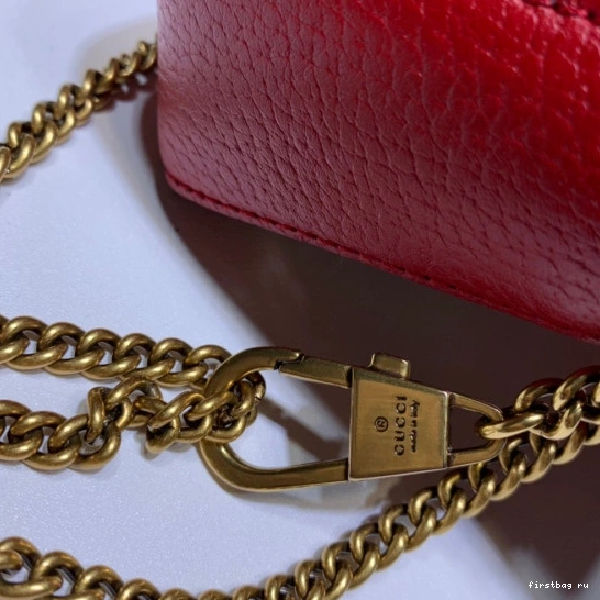 First bag ru belt GG bag-16.5*10*5cm Marmont Gucci 0815